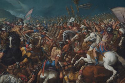 The Fight between Scipio Africanus and Hannibal, pp. 1616-1618dani af Bernardino Cesari