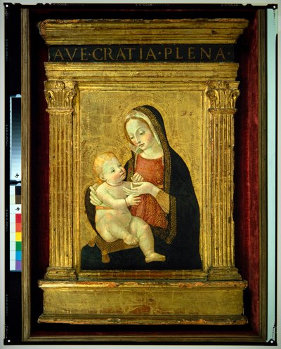 Madonna og barn (maleri) af Bernardino Fungai