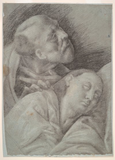 To apostle, studie til den sidste nadver af Bernardino Lanino