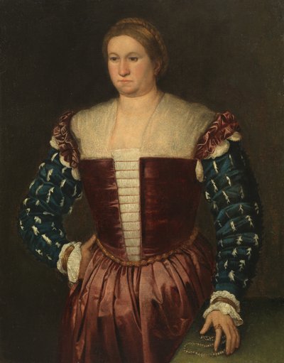 Portræt af en dame, ca. 1545-50 af Bernardino Licinio