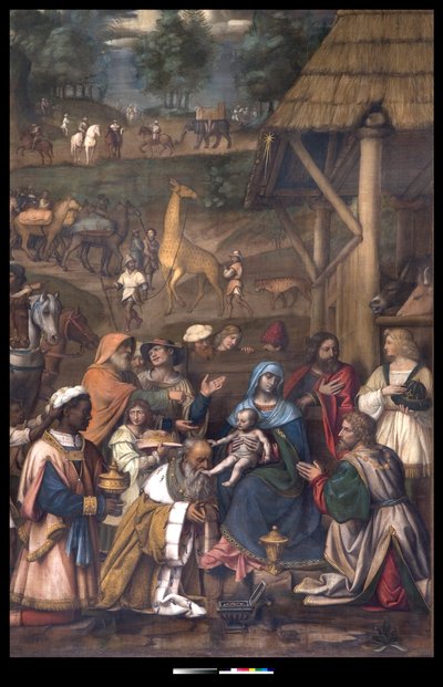 Tilbedelse af Magi, 1513 af Bernardino Luini