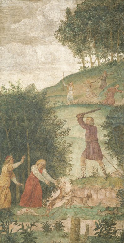 Cephalus straffet ved jagten, ca. 15201522. af Bernardino Luini