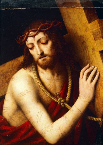 Kristus bærende kors af Bernardino Luini (cirka 1481-cirka 1532) af Bernardino Luini