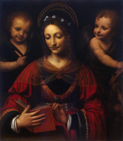 Italiensk: Santa Caterina St Catherine af Bernardino Luini