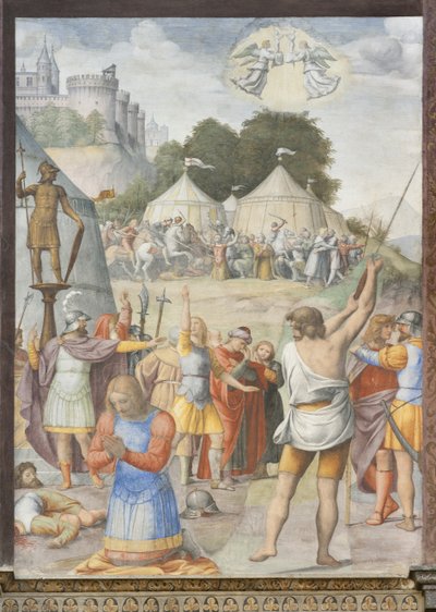 Saint Maurices martyrium af Bernardino Luini
