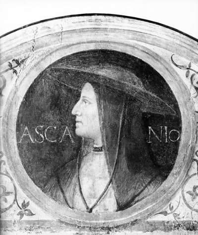 Portræt af kardinal Ascanio Sforza af Bernardino Luini
