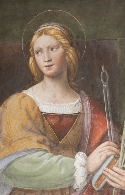Sankt Apollonia, ca. 1522-25 (detalje af 3497192) af Bernardino Luini