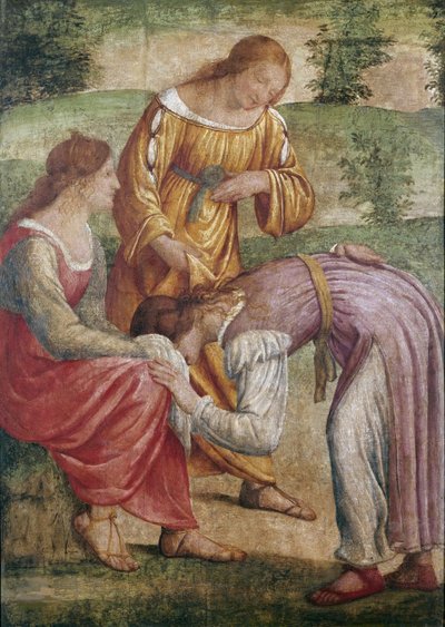 The Game of the Golden Cushion The Game of the Golden Pillow, ca 1514. af Bernardino Luini