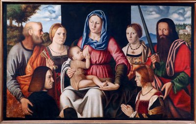 Jomfru og barn (maleri) af Bernardino Luini