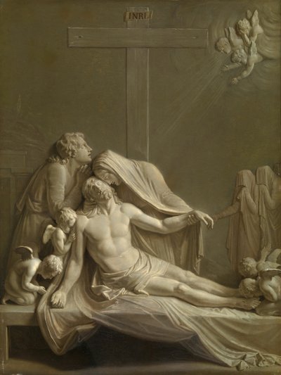 Deponering efter Antonio Canova, 1800. af Bernardino Nocchi
