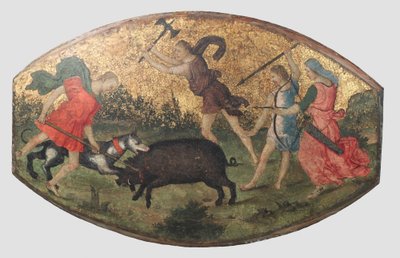 Hunt of the Calydonian Boar, CA. 1509. af Bernardino Pinturicchio