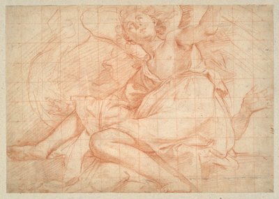 Studie af en engel af Bernardino Poccetti