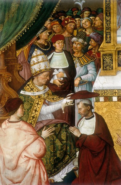 Vie du pape Pio (Pie) II (Enea Silvio Piccolomini af Bernardino di Betto Pinturicchio