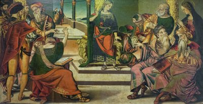 Kristus blandt lægerne af Bernardino di Mariotto
