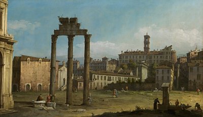 Forumets ruiner, Rom af Bernardo Bellotto