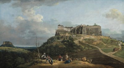 Königstein fæstning af Bernardo Bellotto