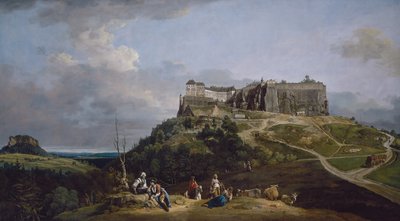 Fæstningen Königstein af Bernardo Bellotto