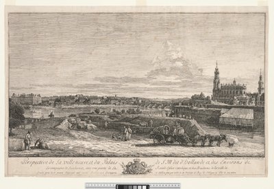 Udsigt over Dresden af Bernardo Bellotto