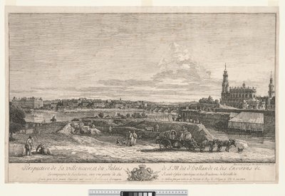 Udsigt over Dresden, 1748. af Bernardo Bellotto