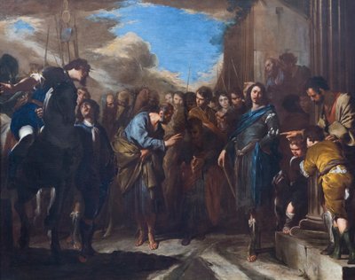 Afskeden af st. Peter og st. Paul af Bernardo Cavallino