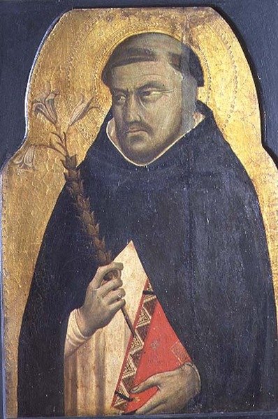 St. Dominic, oprindeligt et sidepanel fra en polytykon ca. 1340 (tempera på panel) af Bernardo Daddi