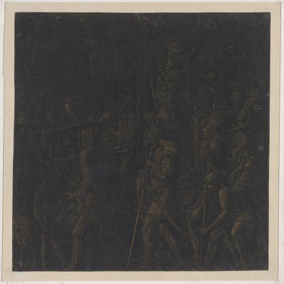 Blad 8 fra Cæsars triumfer, efter Mantegna, 1599. af Bernardo Malpizzi