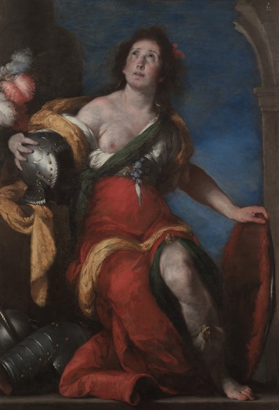 Allegorisk figur, ca. 1636 (olie på lærred) af Bernardo Strozzi