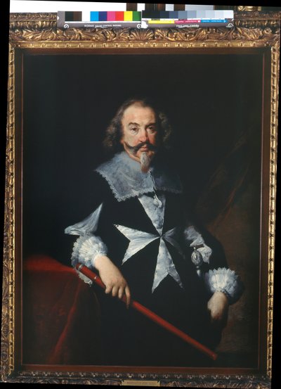Portræt af en ridder af Malta (Scipione Papafava?), ca. 1629 (olie på lærred) af Bernardo Strozzi