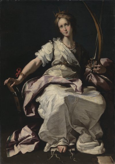 Den hellige Katarina af Alexandria af Bernardo Strozzi