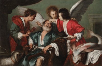 Helbredelsen af Tobit, ca. 1625. af Bernardo Strozzi