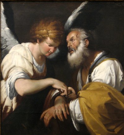 Frigivelsen af Sankt Peter af Bernardo Strozzi