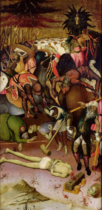The Decapitation of St. George, panel fra en altertavle, c.1435 af Bernat Martorelli