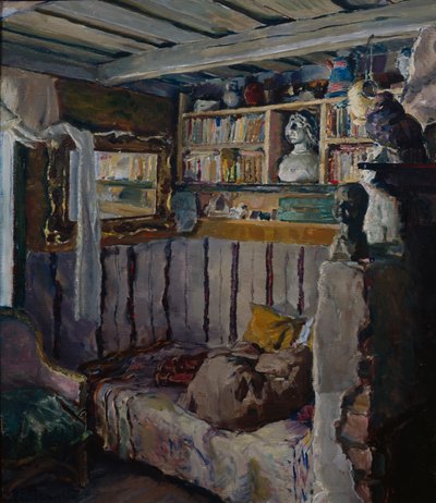 Uden titel (olie på lærred) af Bernhard Dorotheus Folkestad