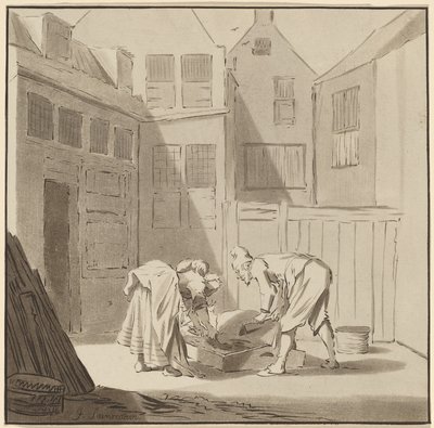 Hog Slaughterers, 1778, udgivet 1787. af Bernhard Schreuder