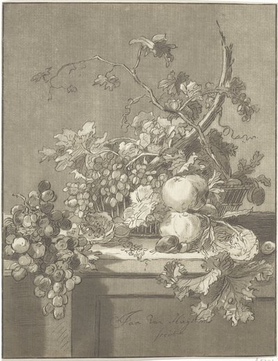 Kurv med frugt af Bernhard Schreuder