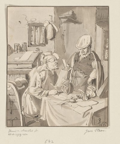 Forfatter af et brev af Bernhard Schreuder