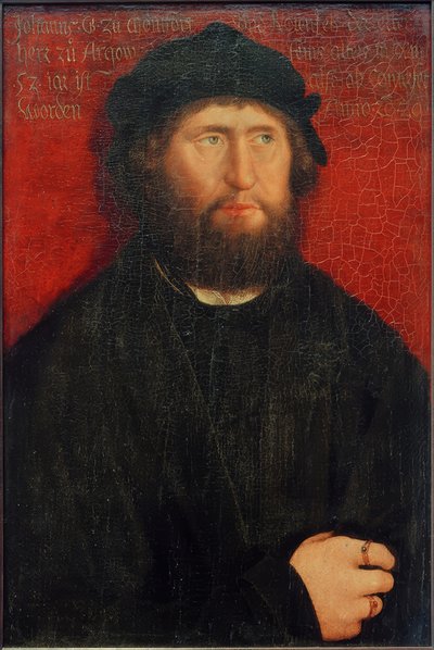 Portræt af Johann I. Greve af Montfort-Rothenfels af Bernhard Strigel