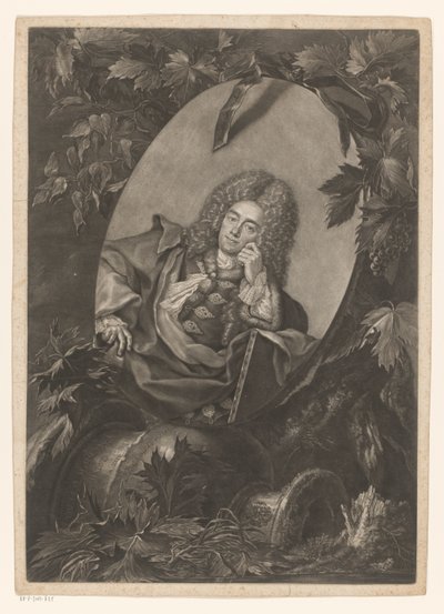 Portret af Christoph Ludwig Agricola af Bernhard Vogel
