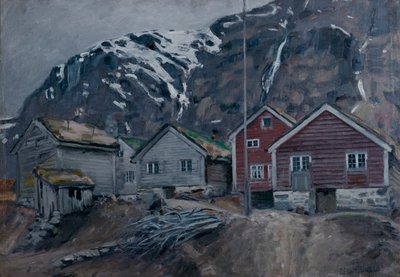Gamle Huse i Hyen af Bernt Wilhelm Tunold