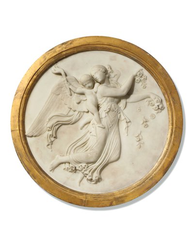 Basrelief-rundel af 
