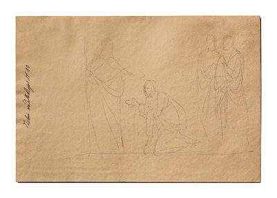 Christus und die kanaanäische Frau af Bertel Thorvaldsen