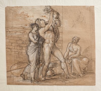 Hektorer farvel til Andromache og Astyanax af Bertel Thorvaldsen