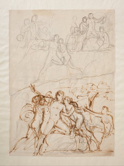 Hylas og vandnymferne, af Bertel Thorvaldsen