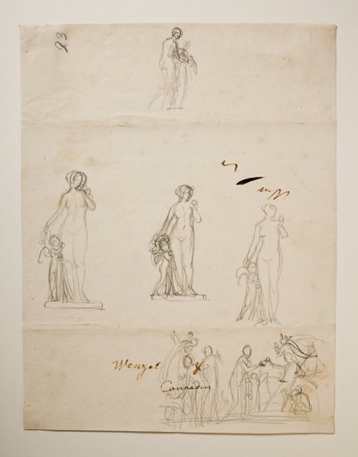 Paris og de tre gudinder. Venus og Amor af Bertel Thorvaldsen