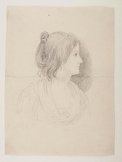 Portræt af en kvinde (Marie Puggaard?) af Bertel Thorvaldsen