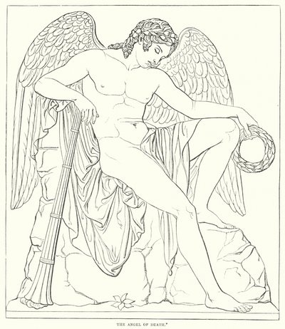 Dødens engel af Bertel after Thorvaldsen