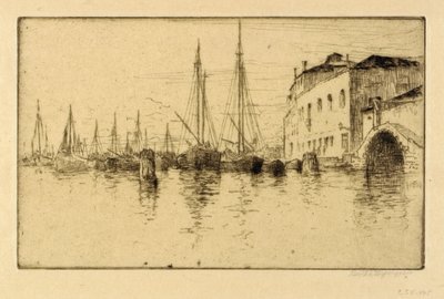 Langs Giudecca, Venedig af Bertha E. Jaques
