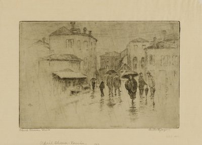 Regnvejr i april, Venedig af Bertha E. Jaques