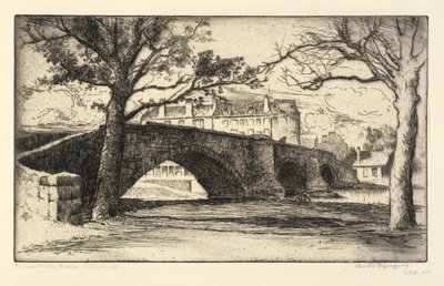 Musselburgh Bridge, Edinburgh af Bertha E. Jaques