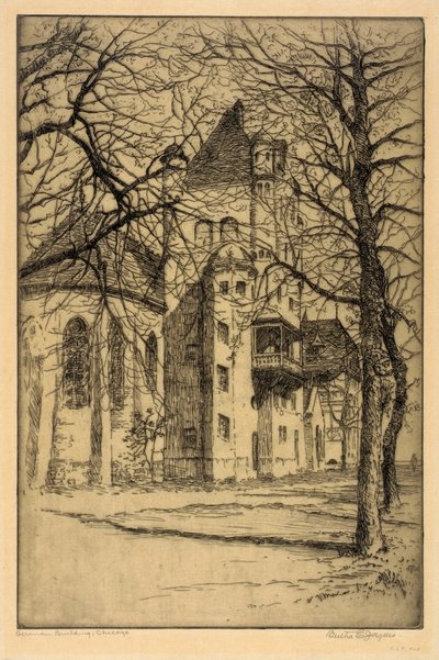 Den tyske bygning, Chicago af Bertha Evelyn Jaques